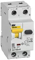 Автоматический выключатель дифференциального тока АВДТ32EM C40 100мА | код MVD14-1-040-C-100 | IEK 